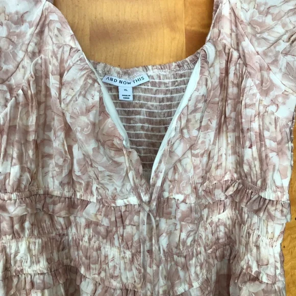 Pink Floral Maxi Dress - Picture 3 of 6